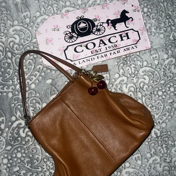 Coach Madison Phoebe Dalton 31 Leather Tan Handbag - Picture 7 of 11